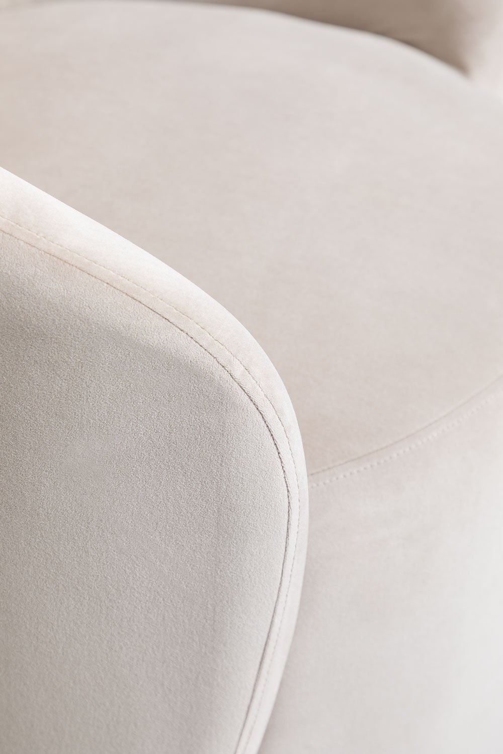 Fauteuil en velours Sidoni, image de la galerie 5