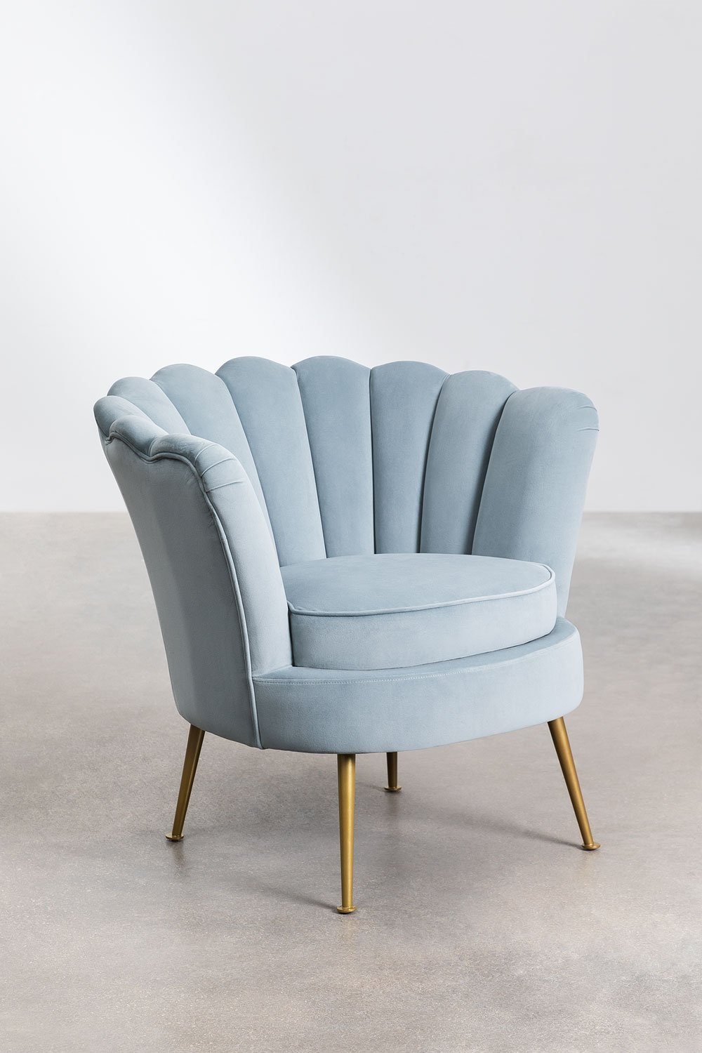 Fauteuil en Velours Morla, image de la galerie 2