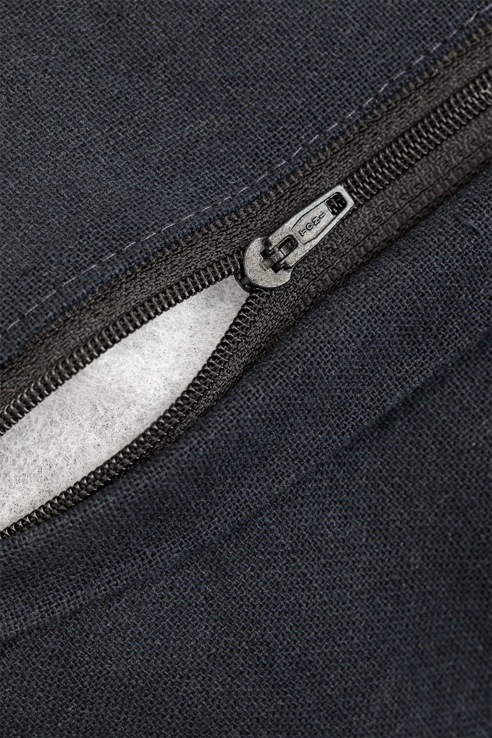 Coussin rond Ø40 cm en coton Paraiba, image de la galerie 8