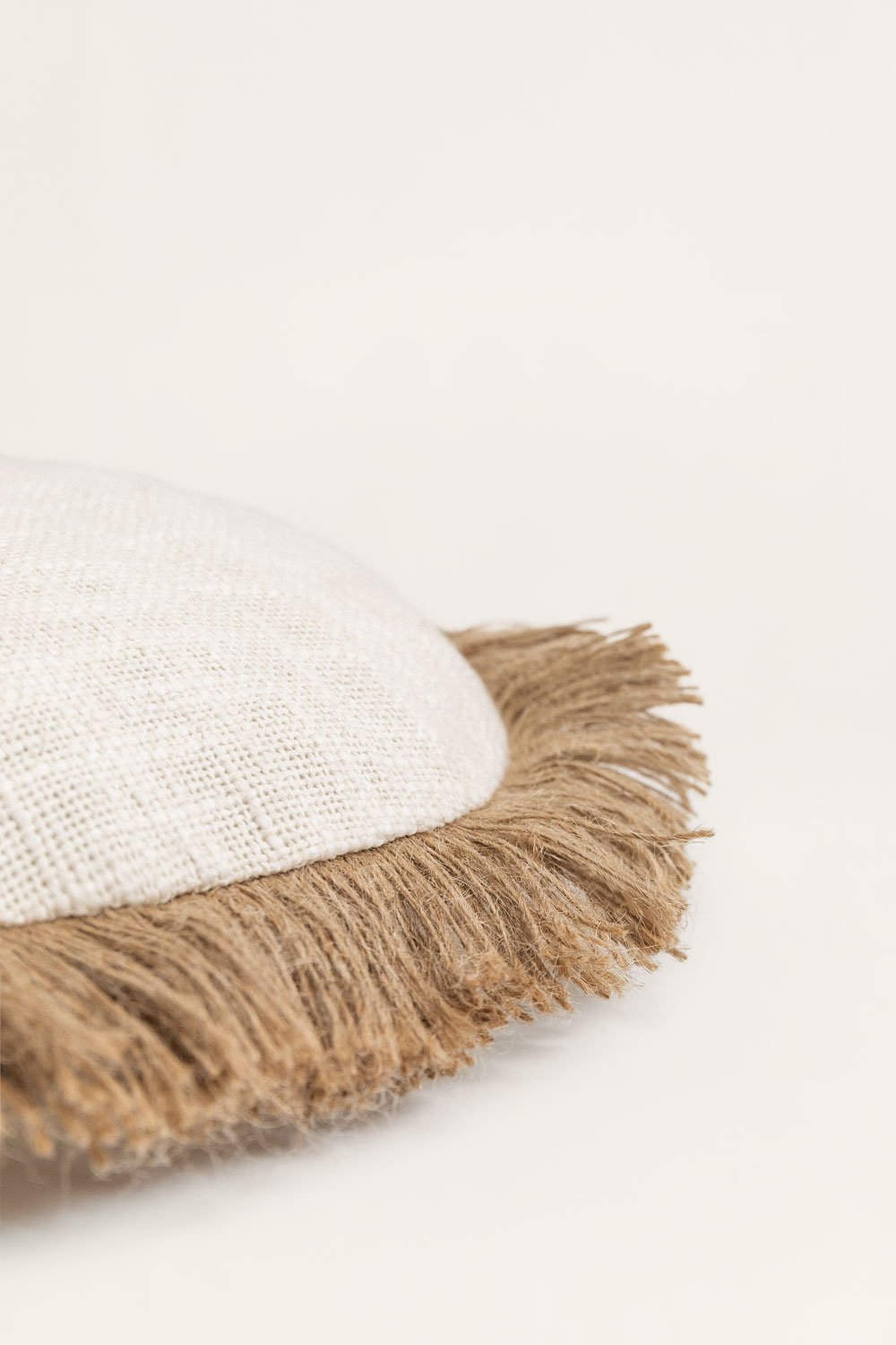 Coussin rond en coton (Ø40 cm) Paraiba, image de la galerie 5