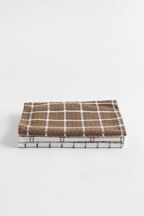 Set de 3 torchons en coton Dacost