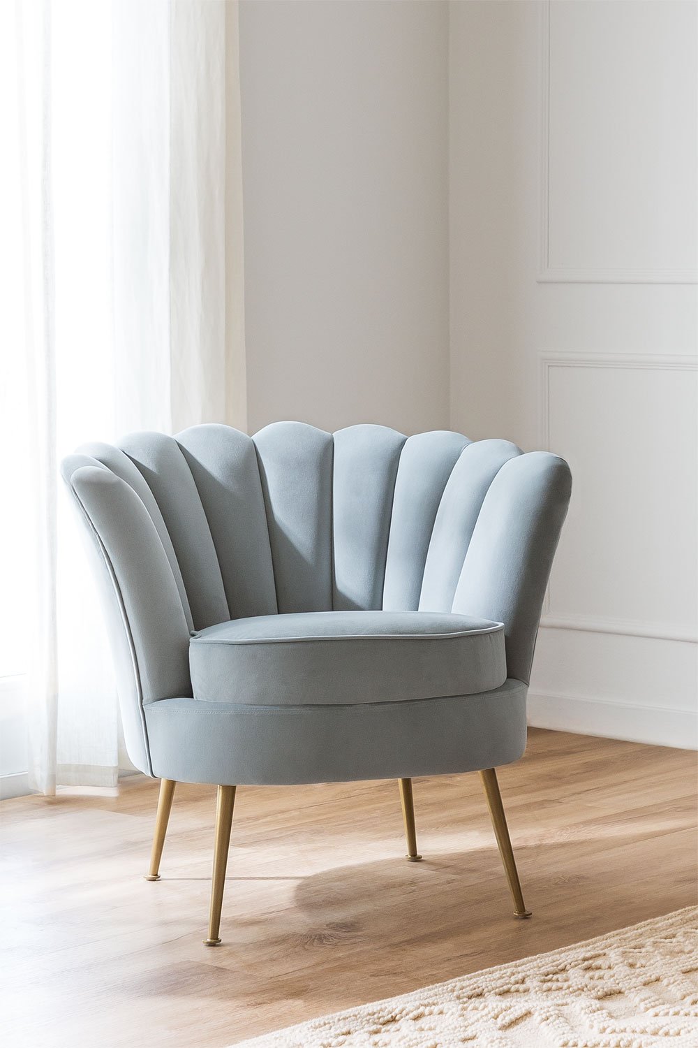 Fauteuil en Velours Morla, image de la galerie 1