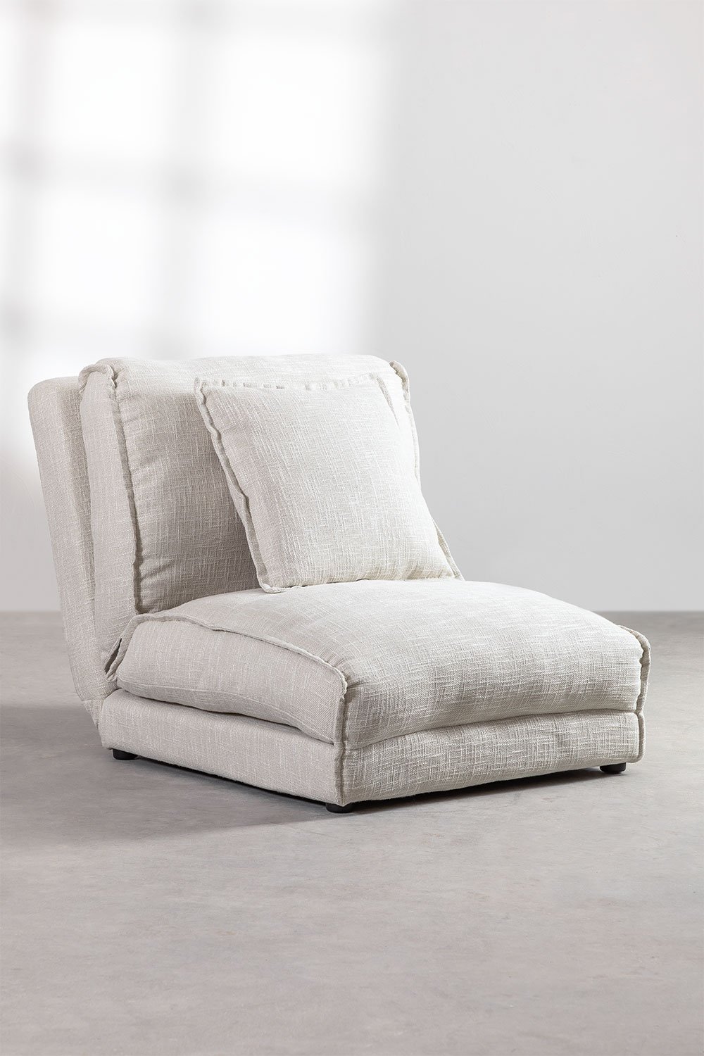 Canapé-lit simple en tissu Salma, image de la galerie 1