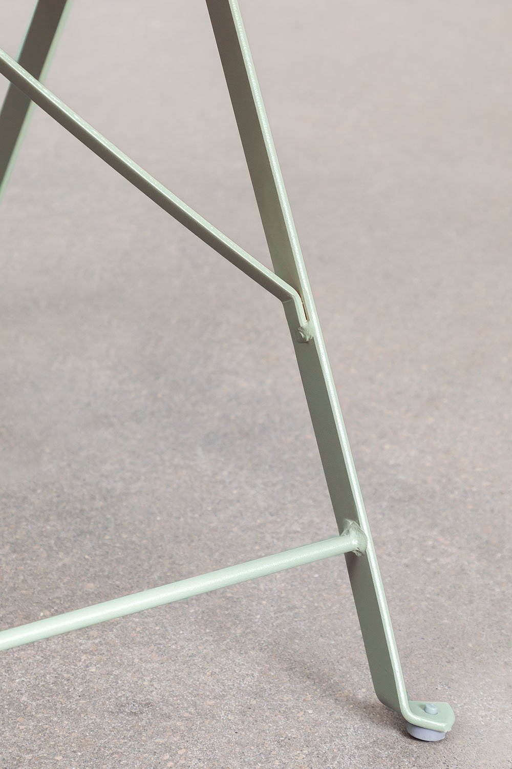 Table de cuisine Ø60 cm pliable en acier Sergey, image de la galerie 4