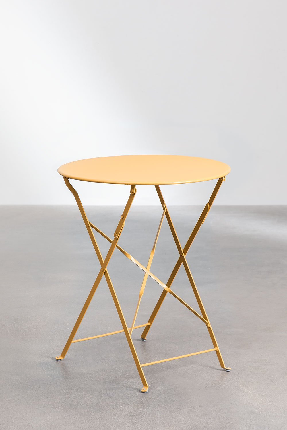 Table Pliante en Acier (Ø59,5 cm) Sergey, image de la galerie 1
