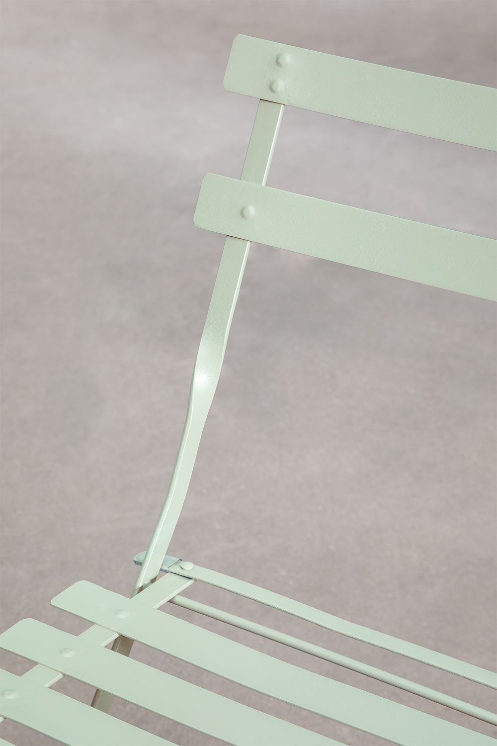 Ensemble de Table Ø60 cm et 2 Chaises Pliantes Sergey, image de la galerie 9