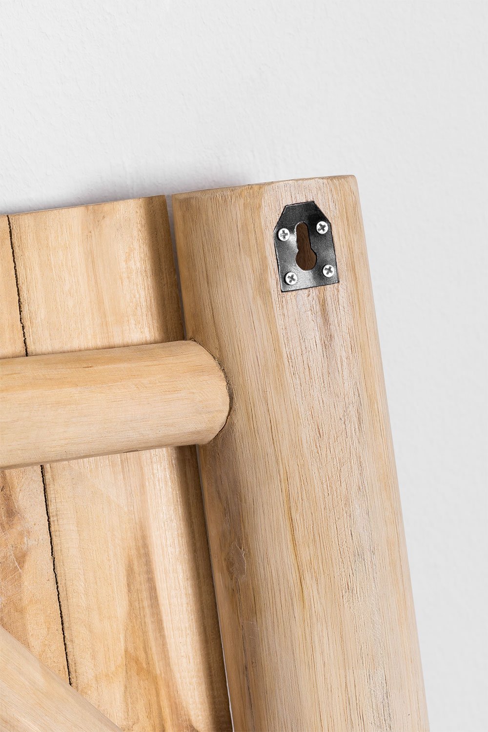 Tête de Lit pour Lit de 150 cm en Bois de Teck Narel, image de la galerie 7