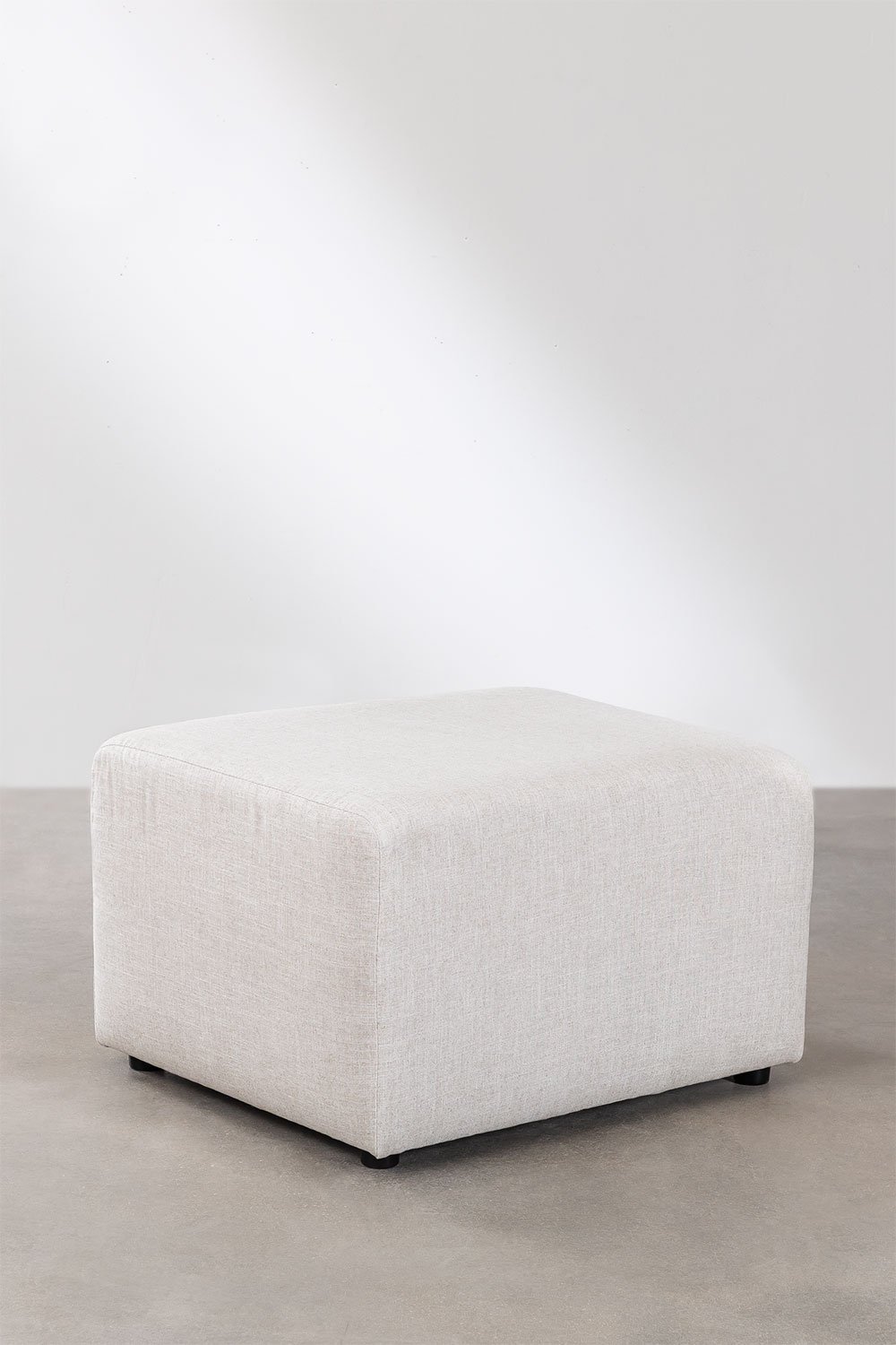 Pouf en tissu Jenkins, image de la galerie 1