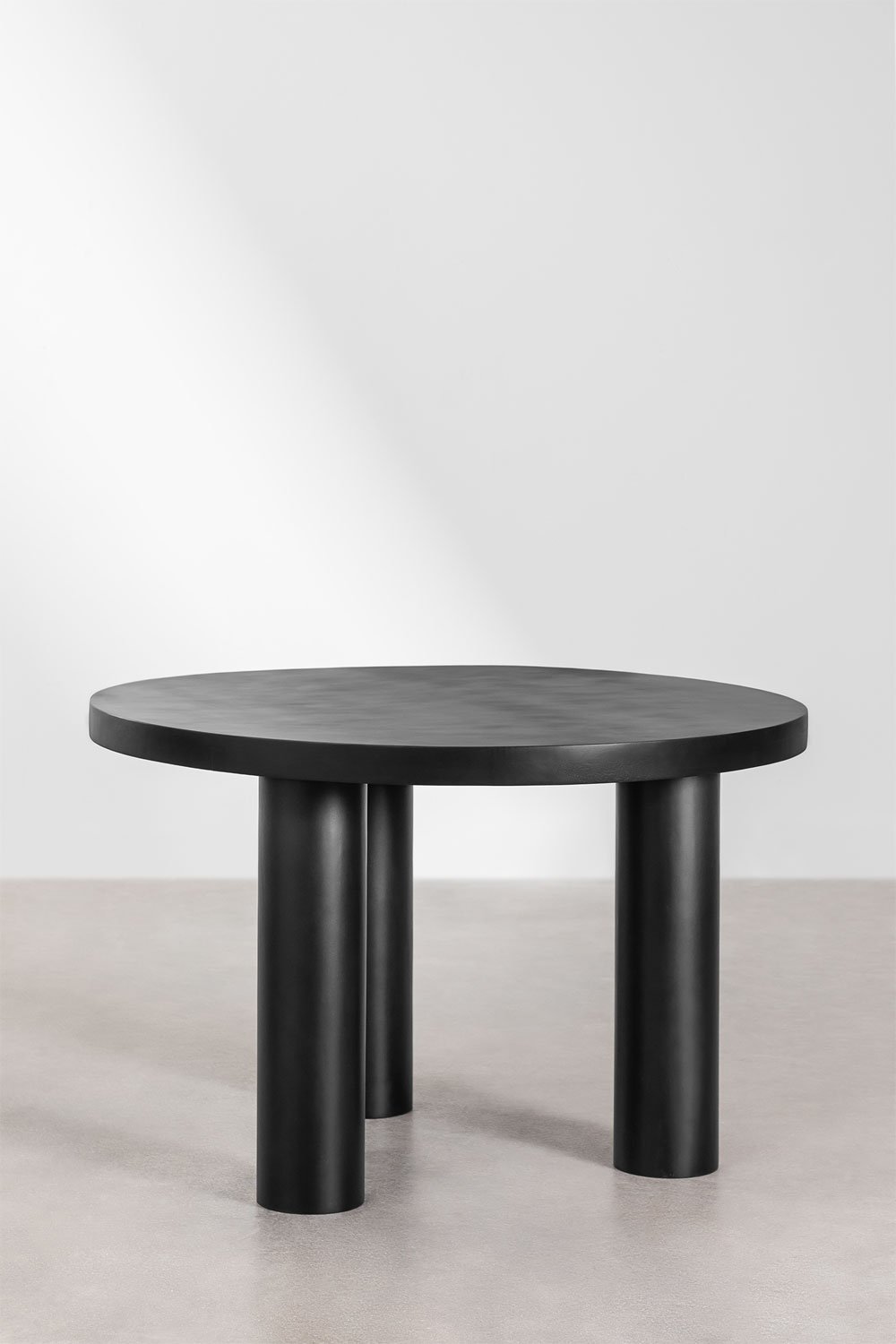 Table à Manger Ronde en Bois de Manguier (Ø120 cm) Amanza  , image de la galerie 2