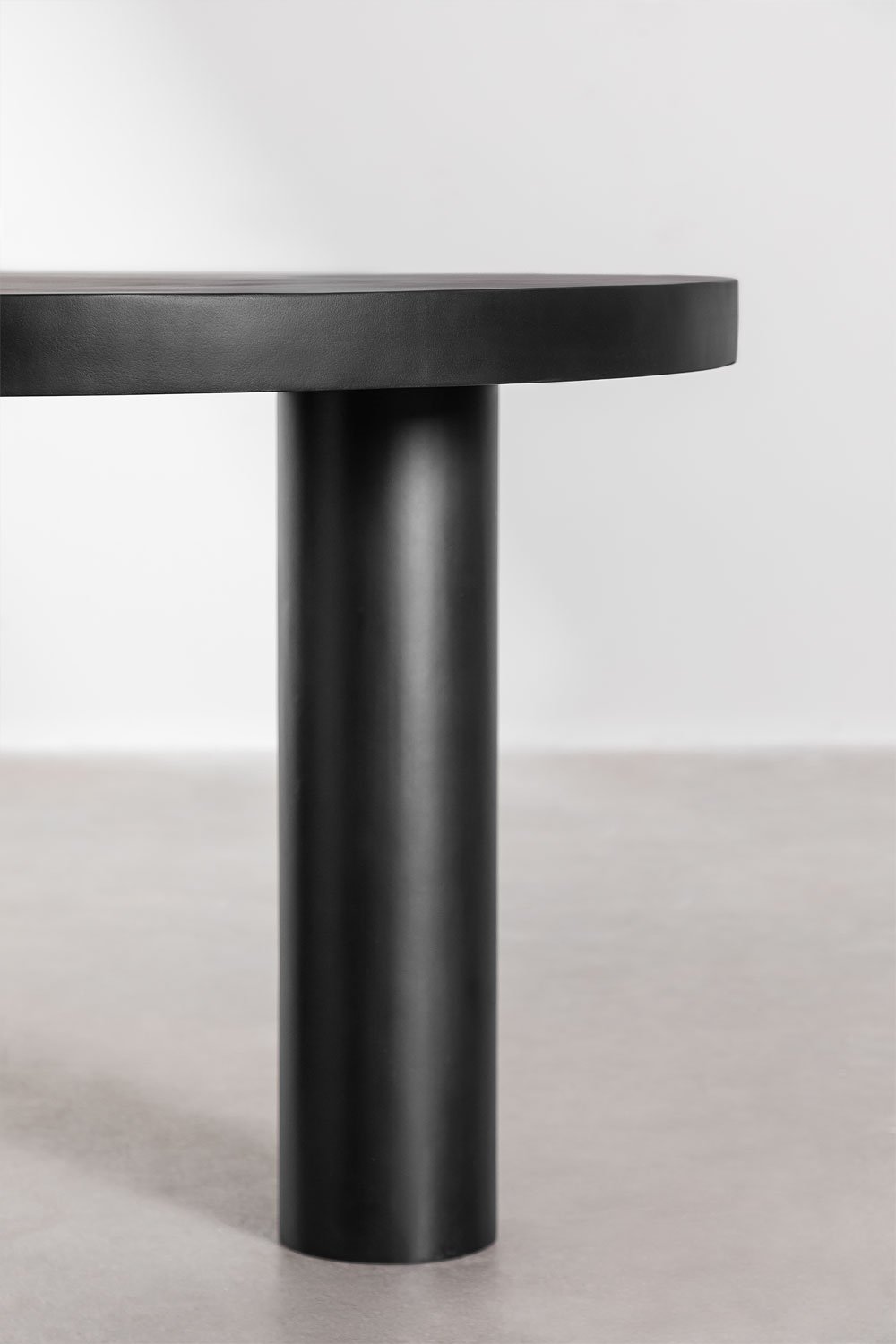 Table à Manger Ronde en Bois de Manguier (Ø120 cm) Amanza  , image de la galerie 4