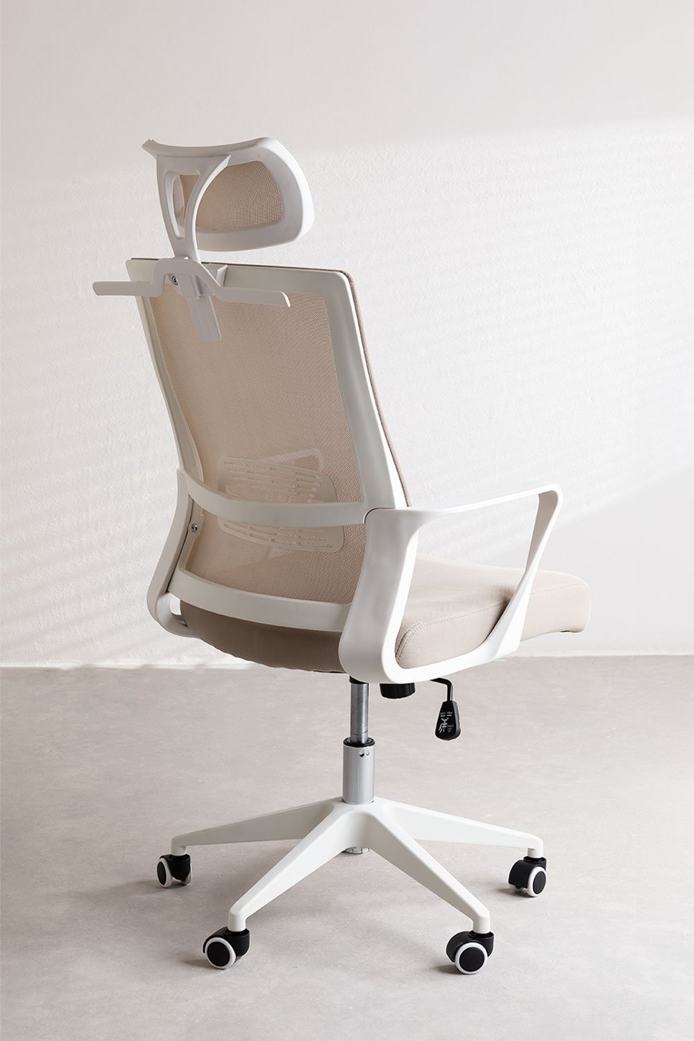 Chaise de bureau avec roulettes et accoudoirs en polypropylène Teill Colors, image de la galerie 6