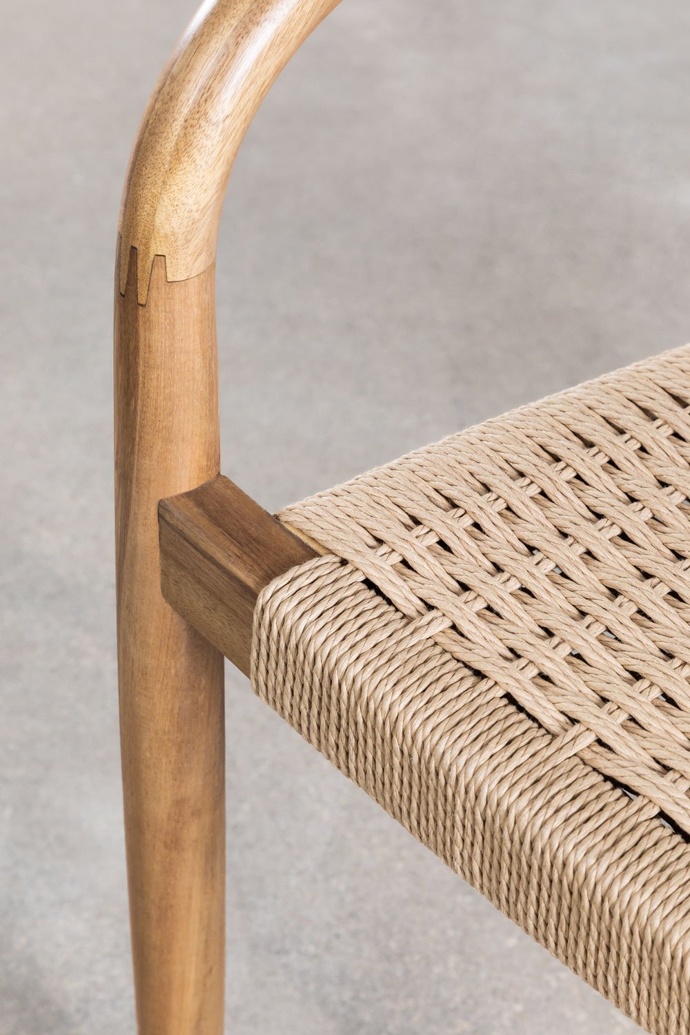 Pack de 2 chaises de salle à manger en bois d'acacia Mallory, image de la galerie 7