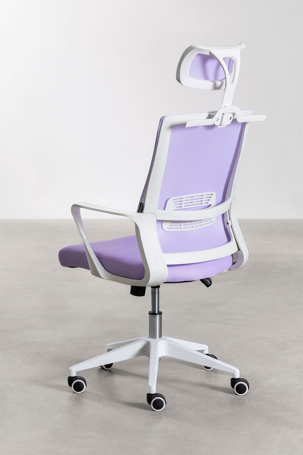 Chaise de bureau avec roulettes et accoudoirs en polypropylène Teill Colors, image de la galerie 4