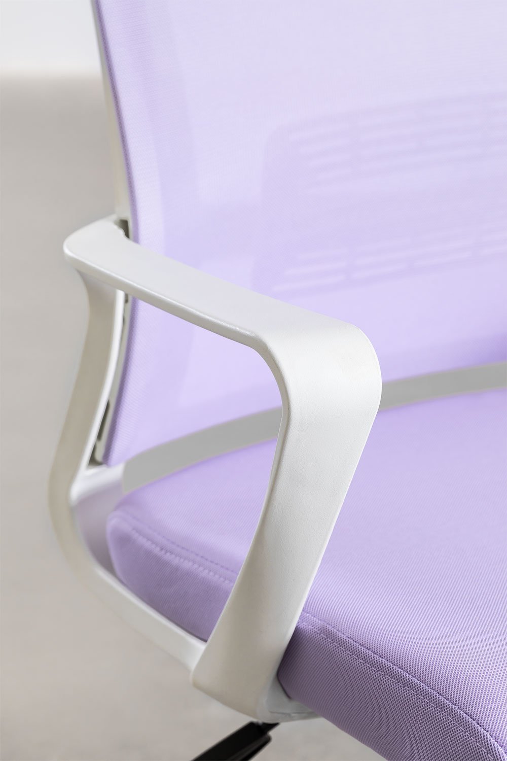 Chaise de bureau avec roulettes et accoudoirs en polypropylène Teill Colors, image de la galerie 7