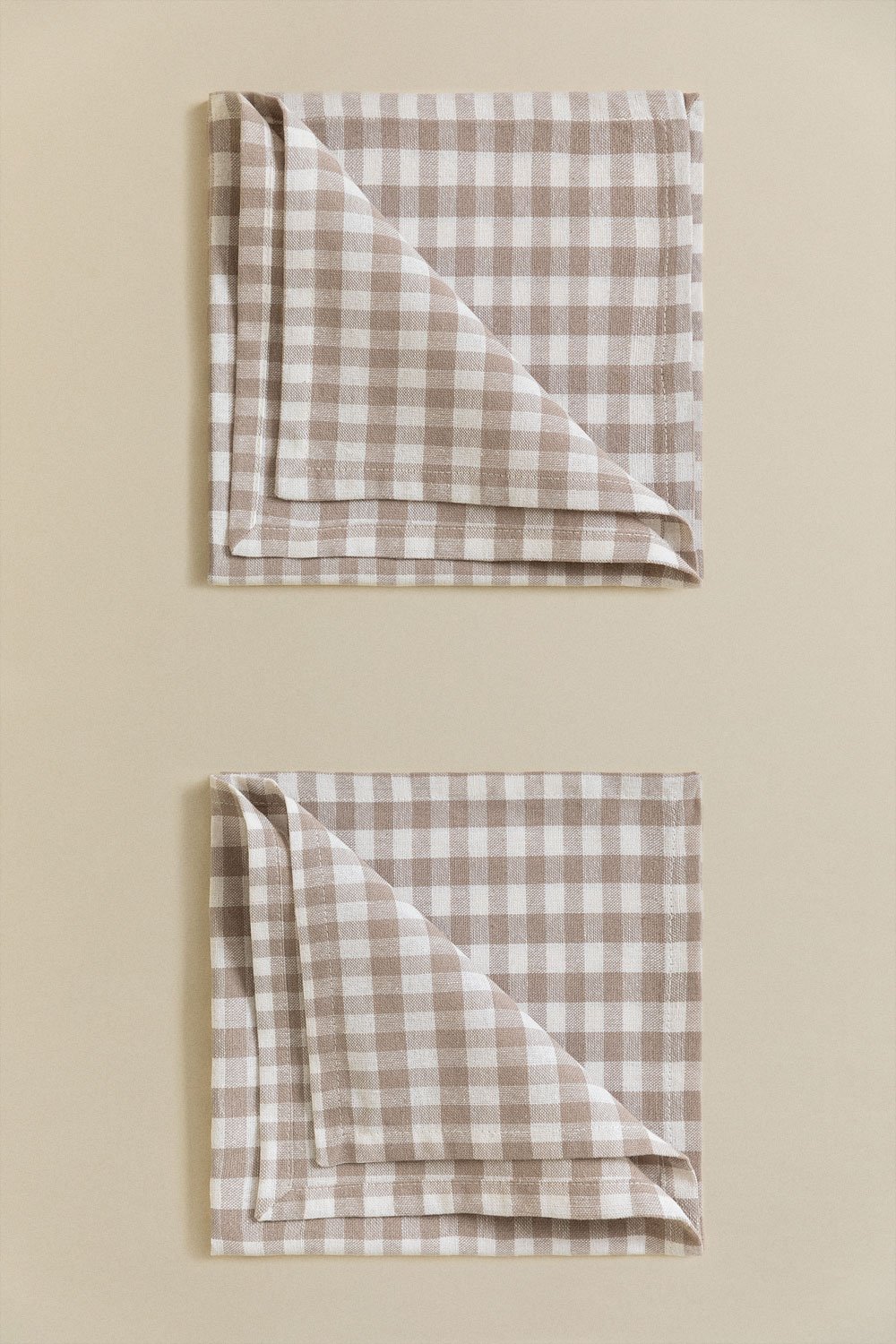 Lot de 2 serviettes en coton Hillary, image de la galerie 2