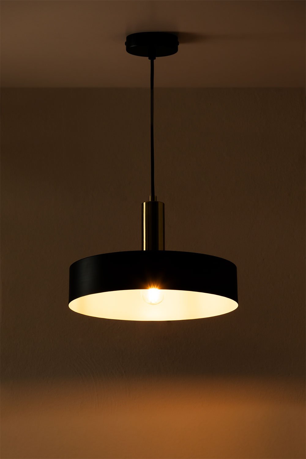 Plafonnier en fer (Ø30 cm) Berien , image de la galerie 3