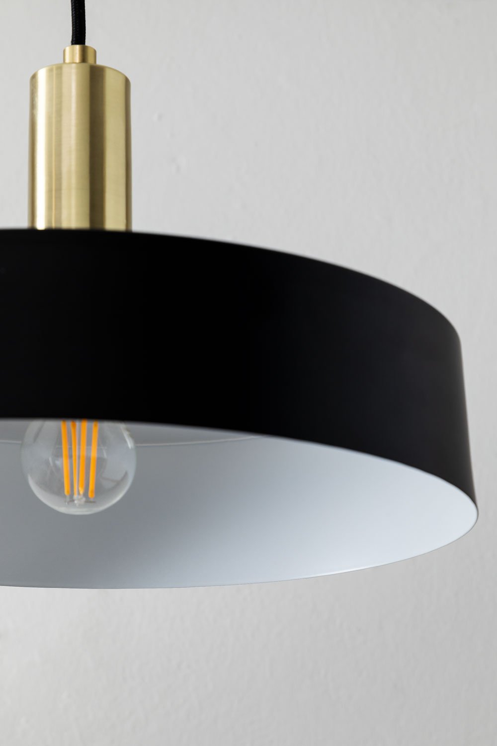 Plafonnier en fer (Ø30 cm) Berien , image de la galerie 5