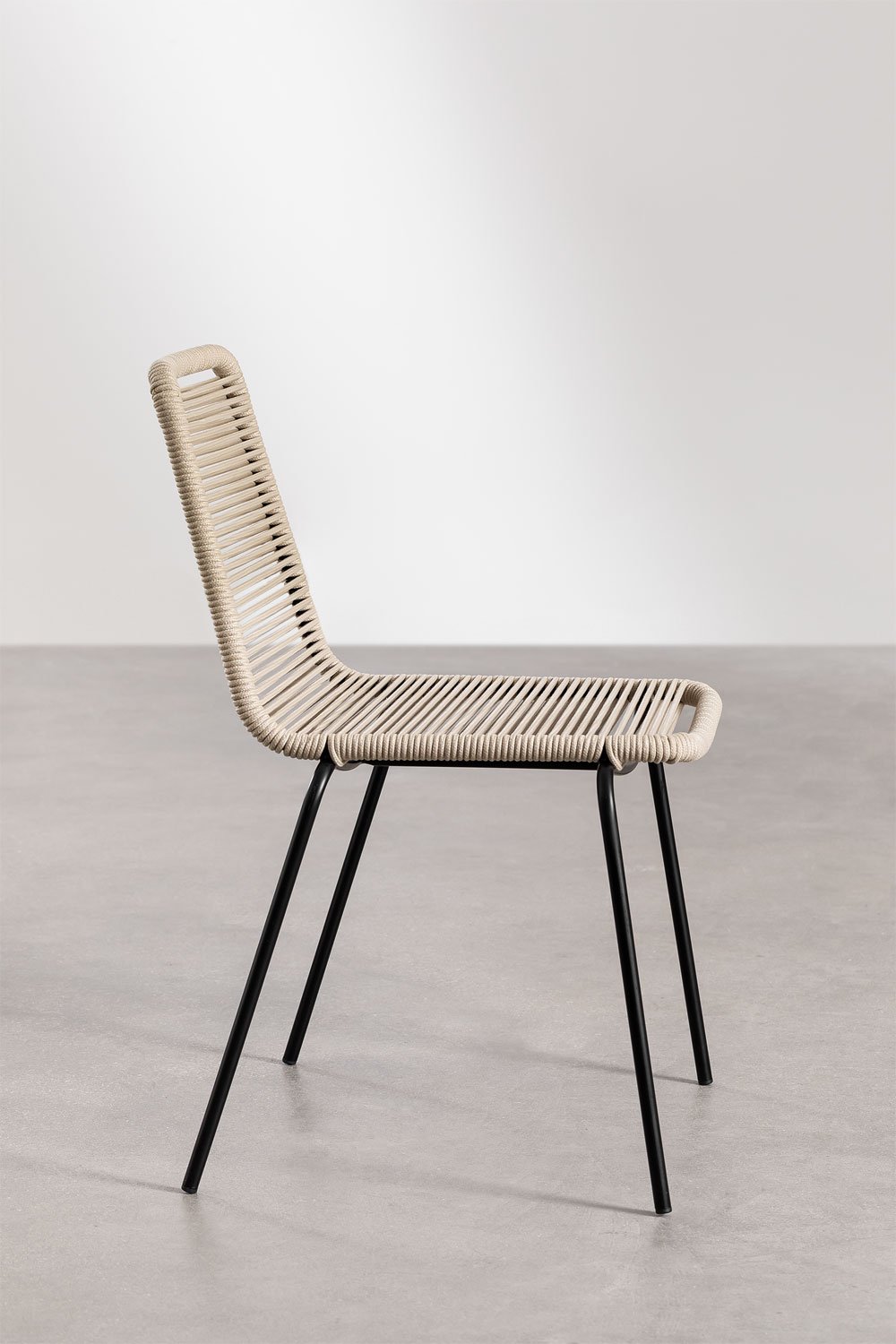 Chaise de salle à manger empilable Mileyd, image de la galerie 3