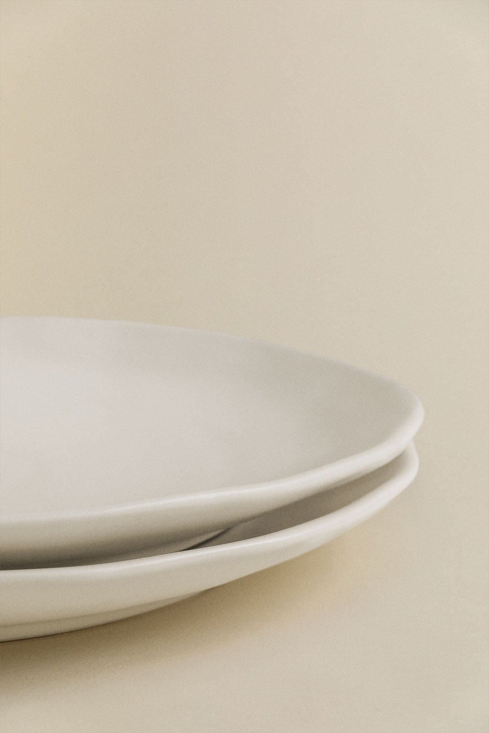 Pack de 2 assiettes plates en grès Belvere, image de la galerie 4