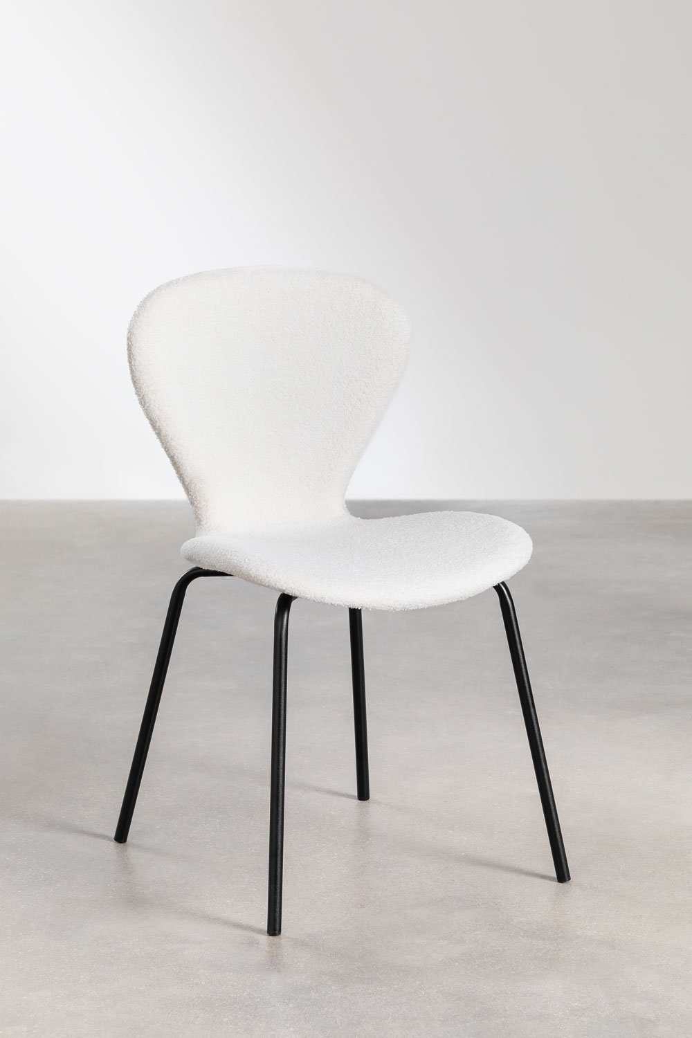 Chaise de salle à manger empilable en chenille Uit, image de la galerie 2