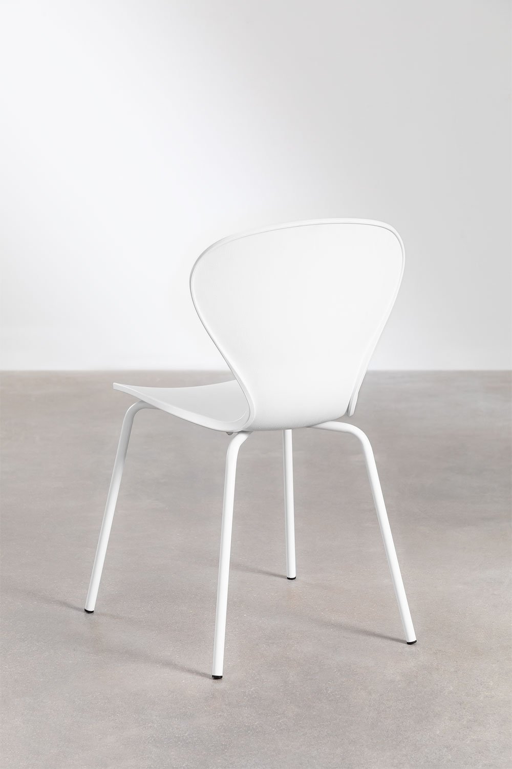 Pack de 2 chaises de salle à manger empilables en polypropylène et fer Uit Colors, image de la galerie 5