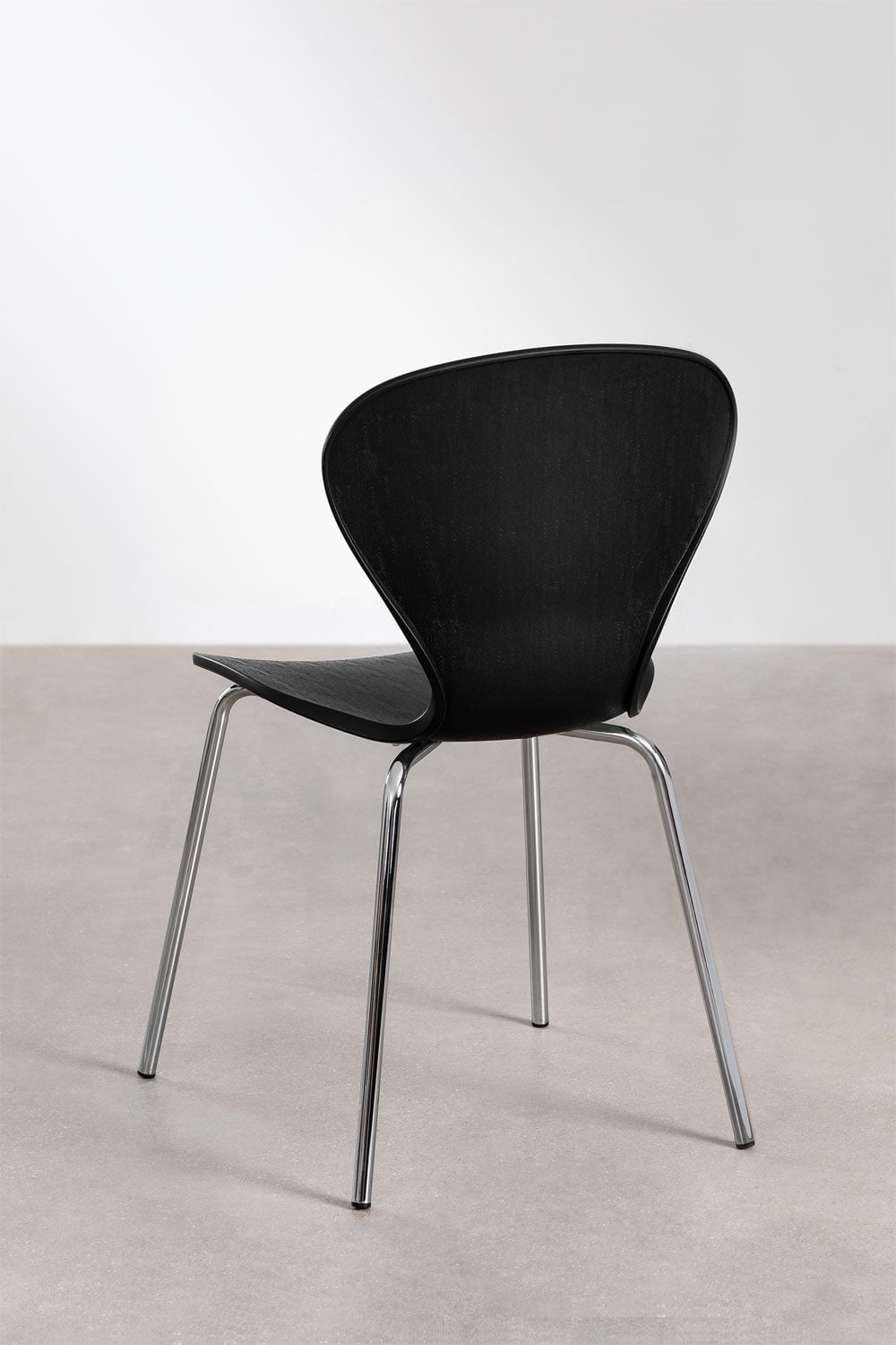 Lot de 4 chaises de salle à manger empilables, image de la galerie 3