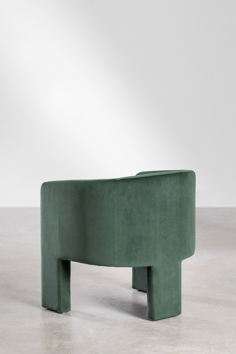 Pack de 2 chaises de salle à manger avec accoudoirs en velours Xastru, image de la galerie 4