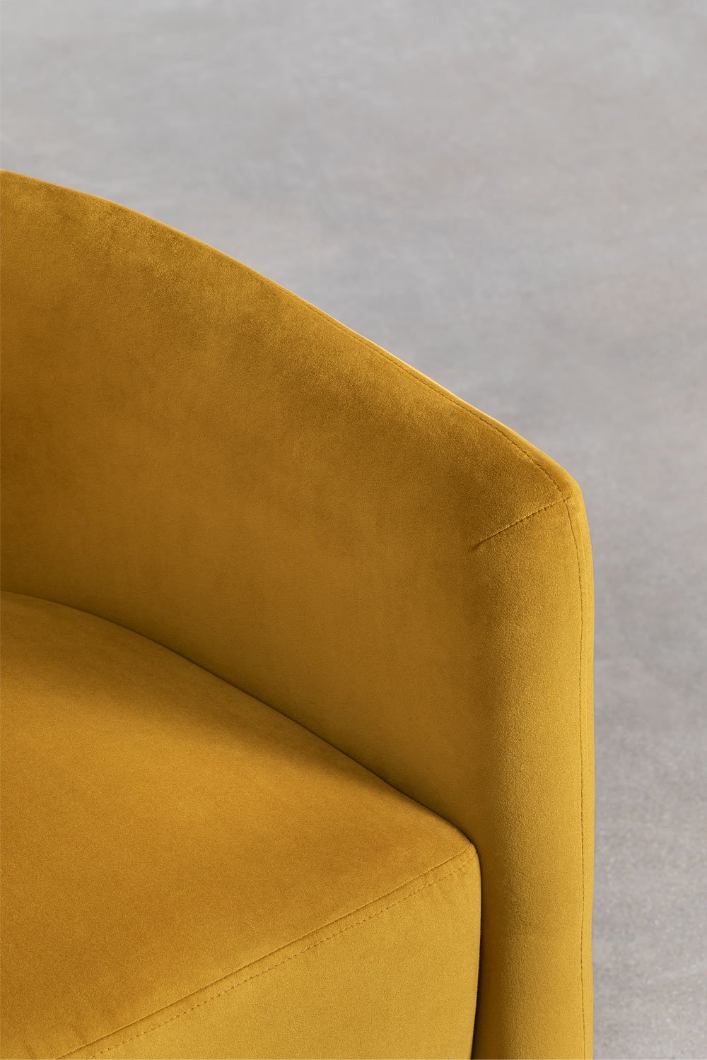 Pack de 4 chaises de salle à manger en velours Xastru, image de la galerie 5