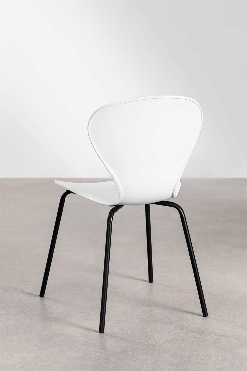 Lot de 2 chaises de salle à manger empilables, image de la galerie 3