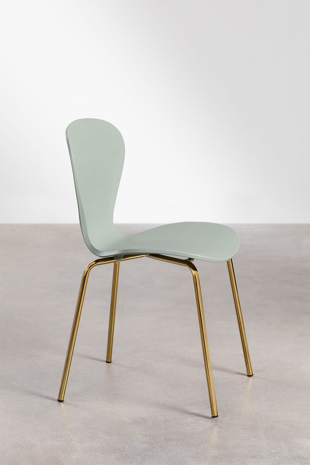 Lot de 4 chaises de salle à manger empilables, image de la galerie 2