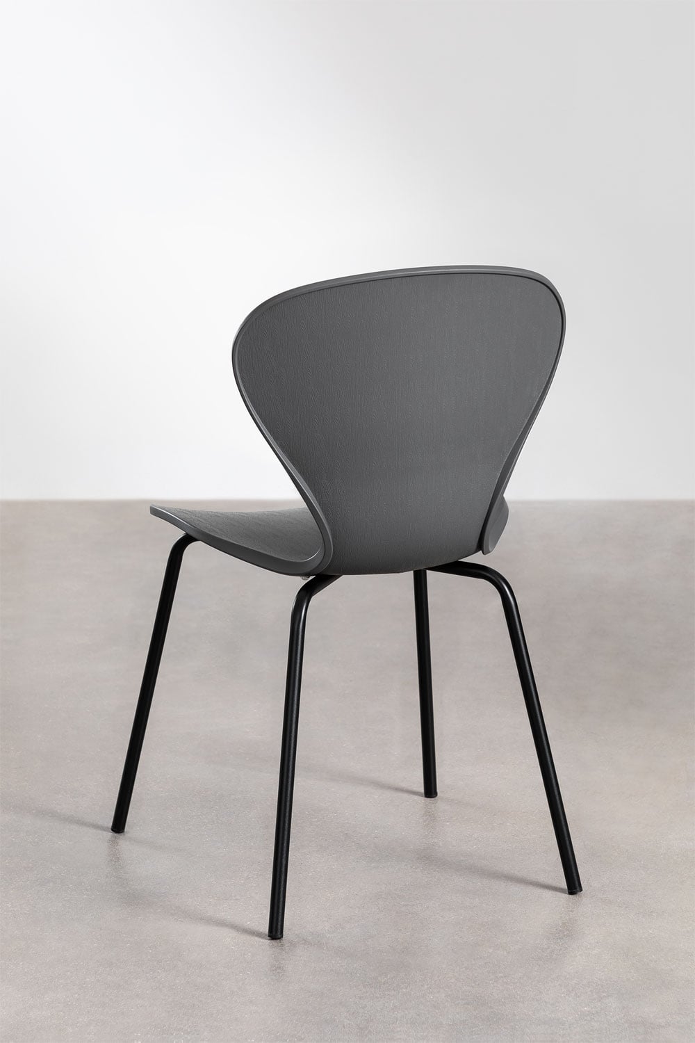 Lot de 4 chaises de salle à manger empilables, image de la galerie 4