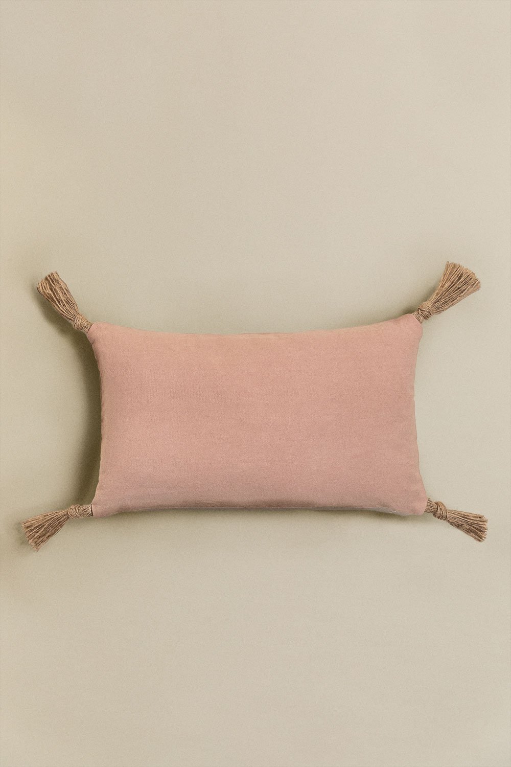 Coussin rectangulaire en coton (30x50 cm) Musc, image de la galerie 1