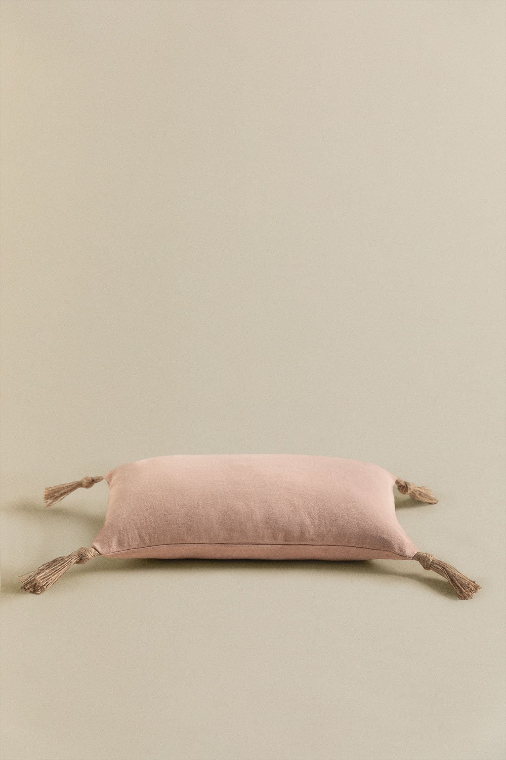 Coussin rectangulaire en coton (30x50 cm) Musc, image de la galerie 2