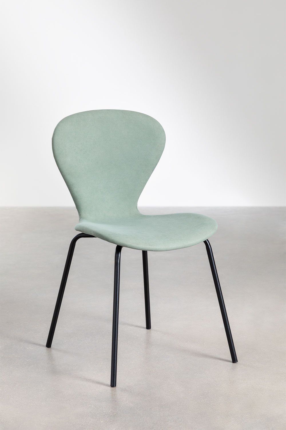 Chaise de salle à manger empilable rembourrée Uit, image de la galerie 1