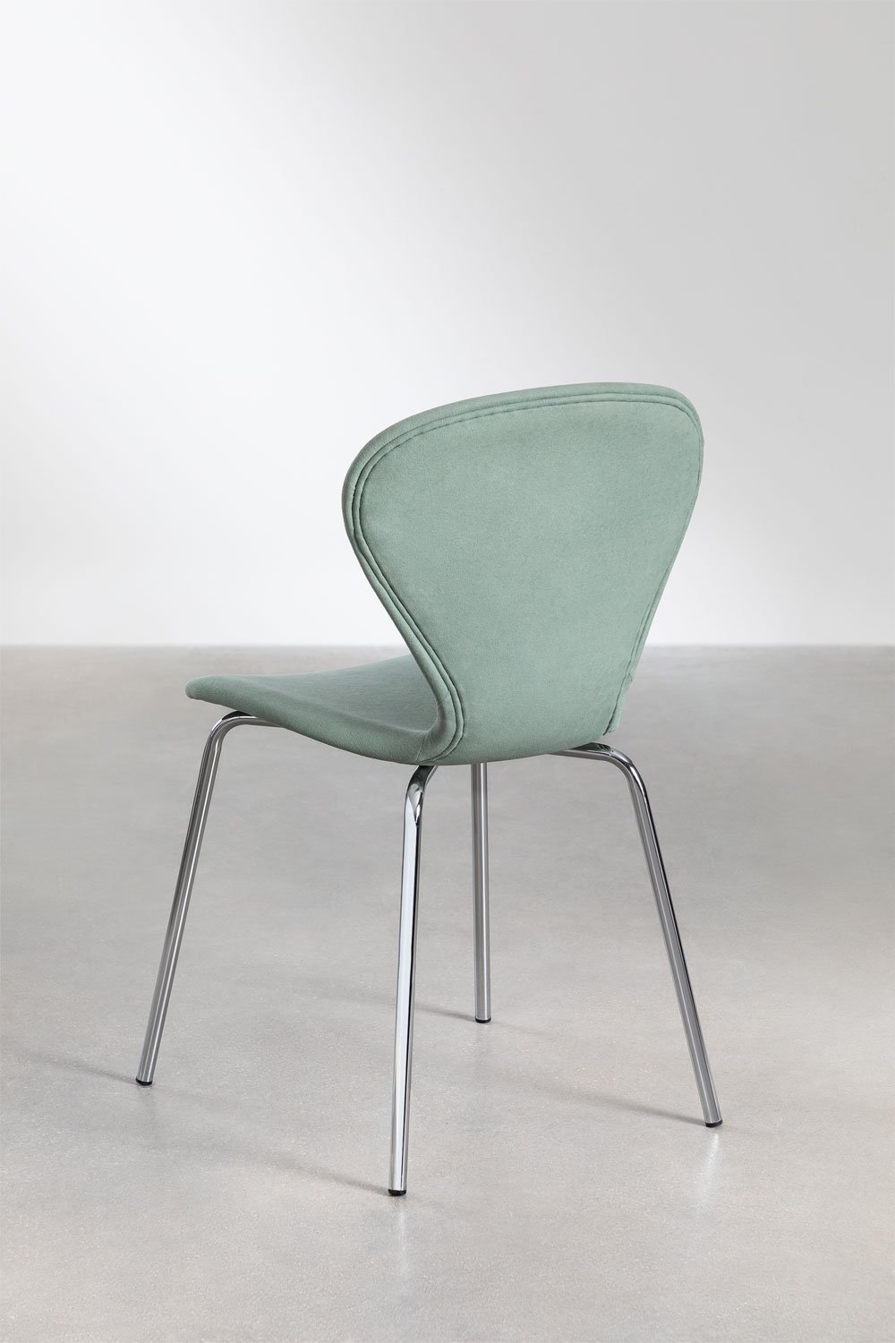 Lot de 2 chaises de salle à manger empilables rembourrées Uit, image de la galerie 4