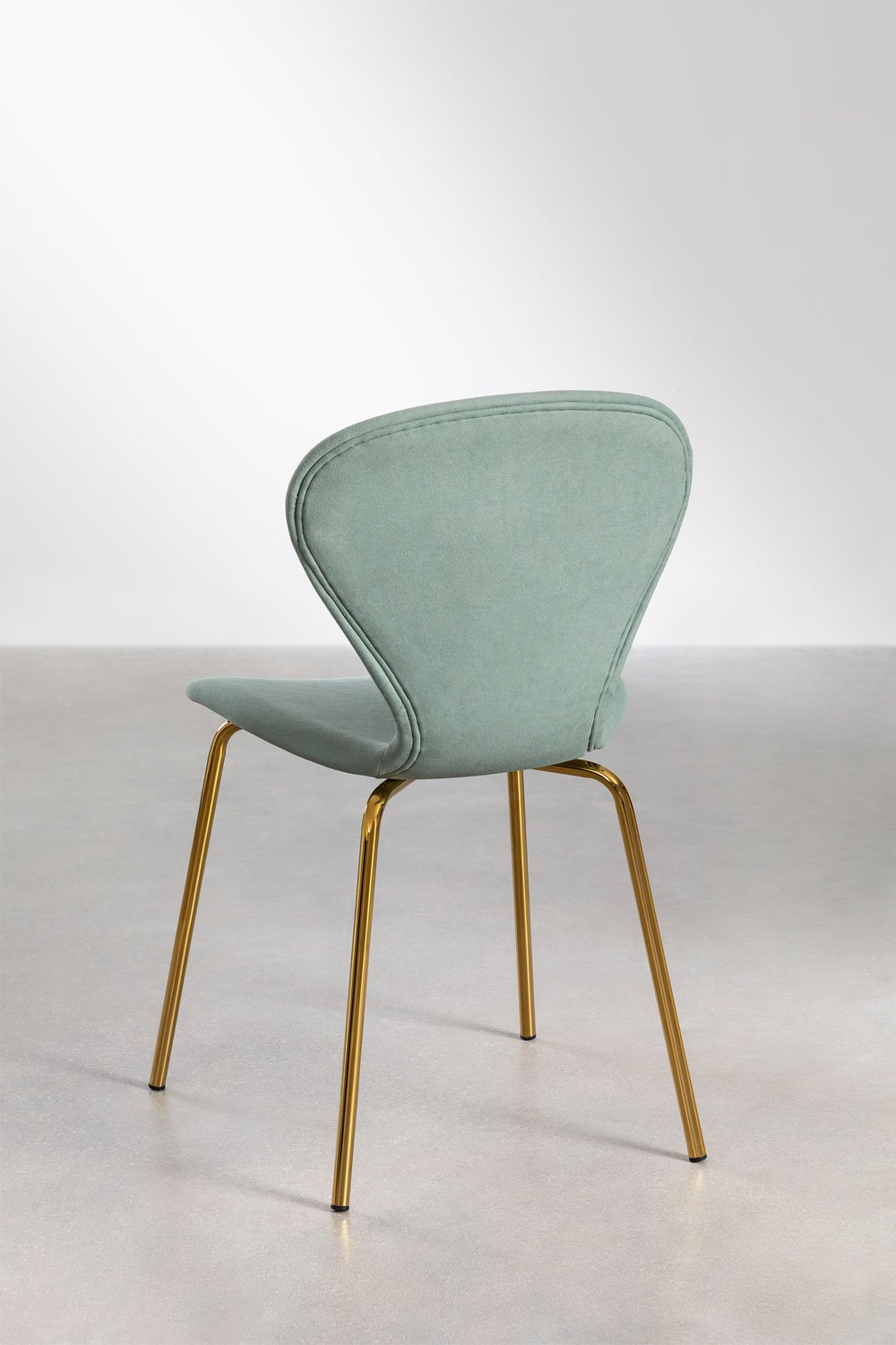 Lot de 2 chaises de salle à manger empilables rembourrées Uit, image de la galerie 3