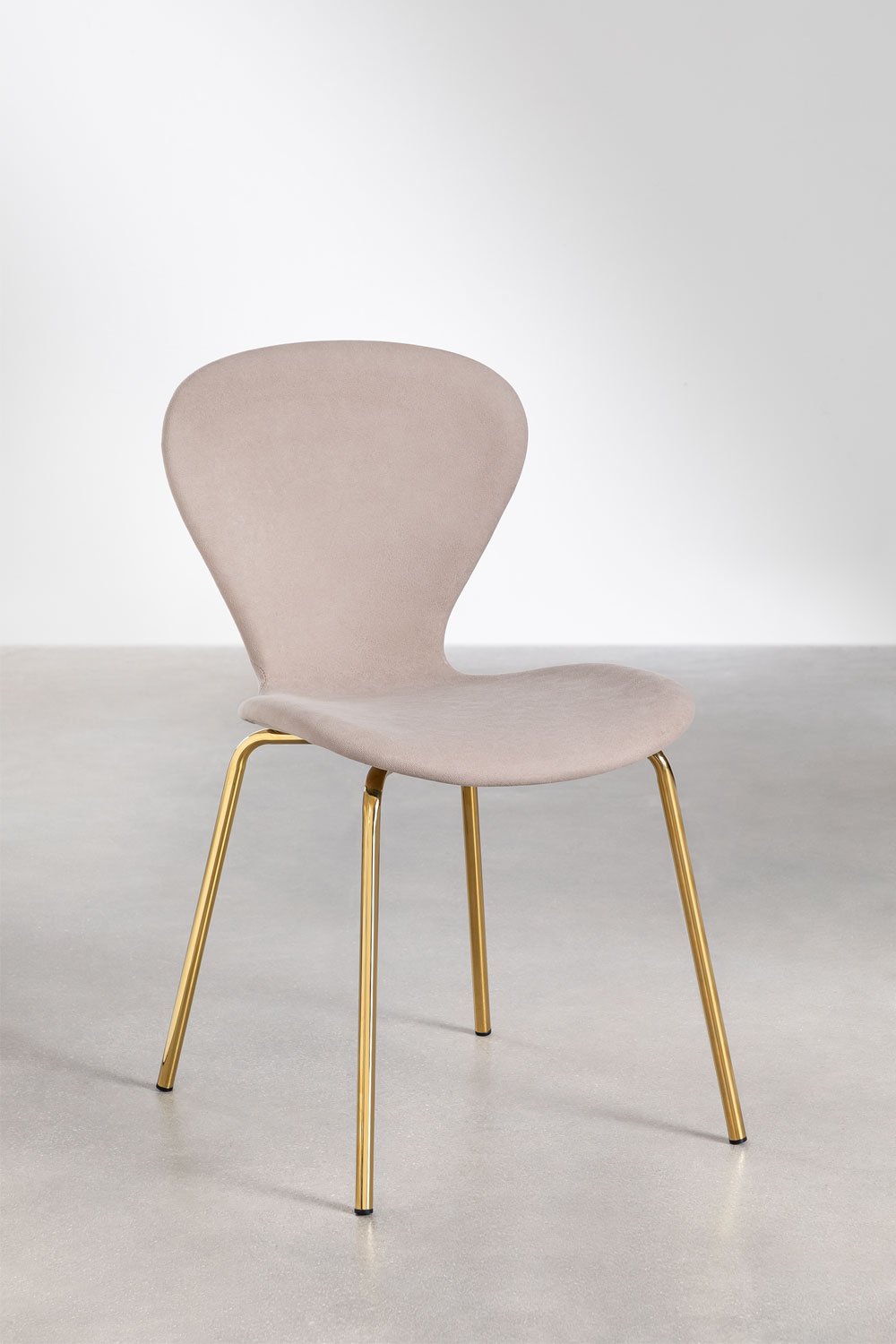 Lot de 2 chaises de salle à manger empilables rembourrées Uit, image de la galerie 2