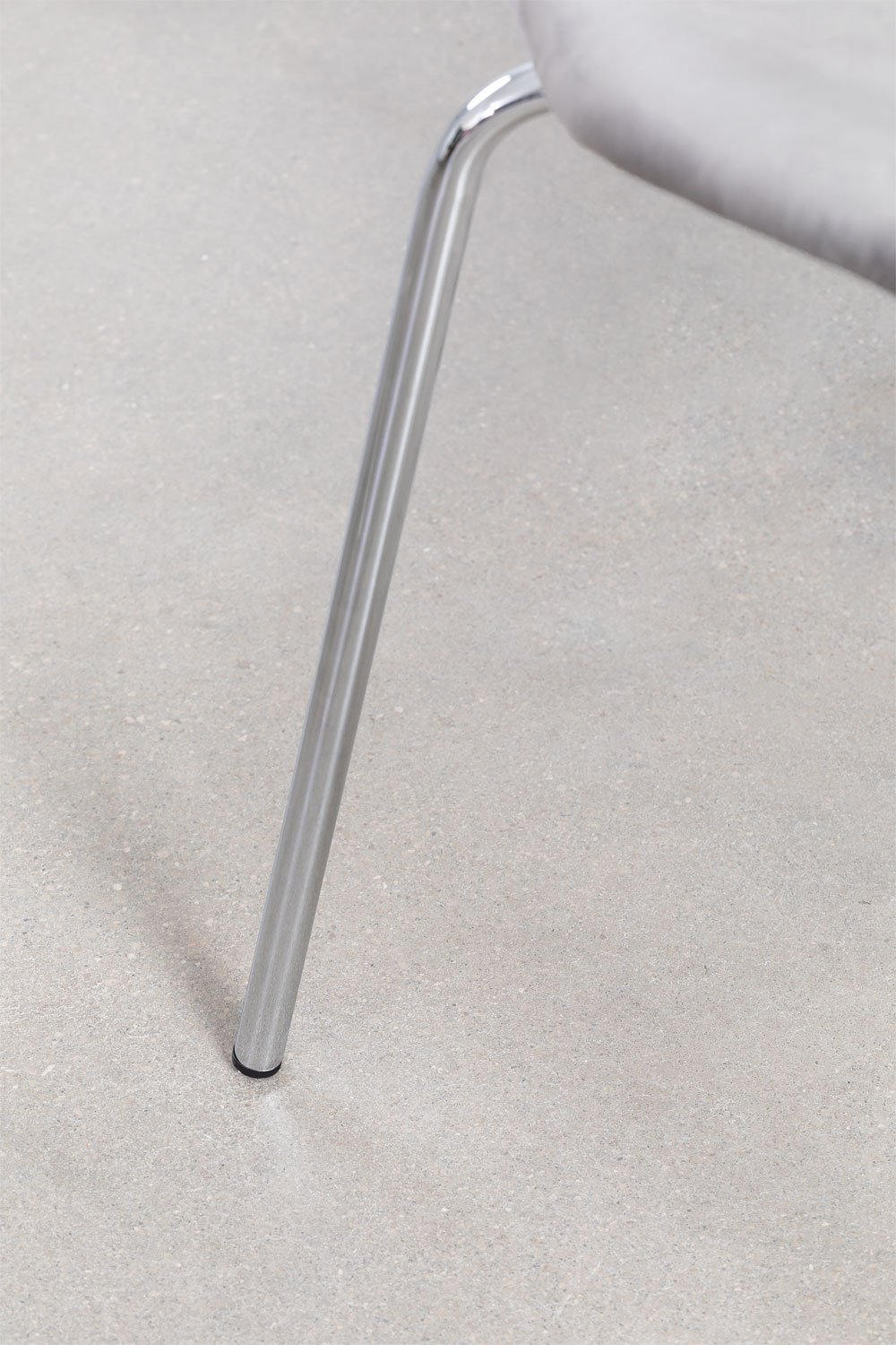 Lot de 2 chaises de salle à manger empilables en velours Uit, image de la galerie 6