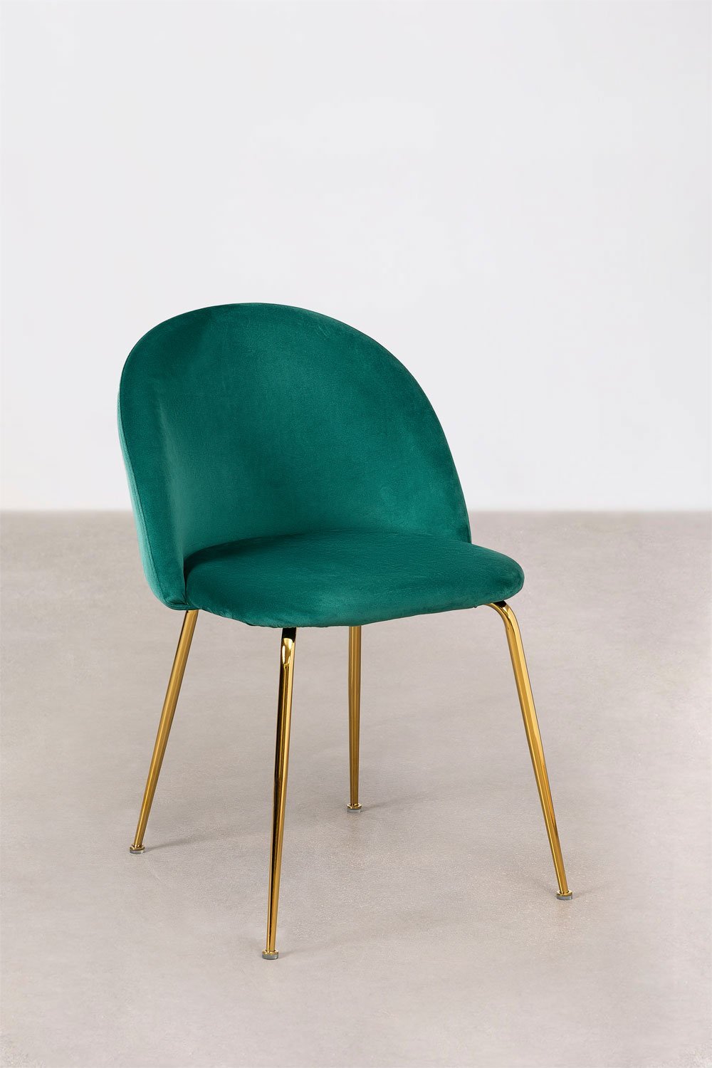 Chaise de salle à manger en velours Kana Design, image de la galerie 3