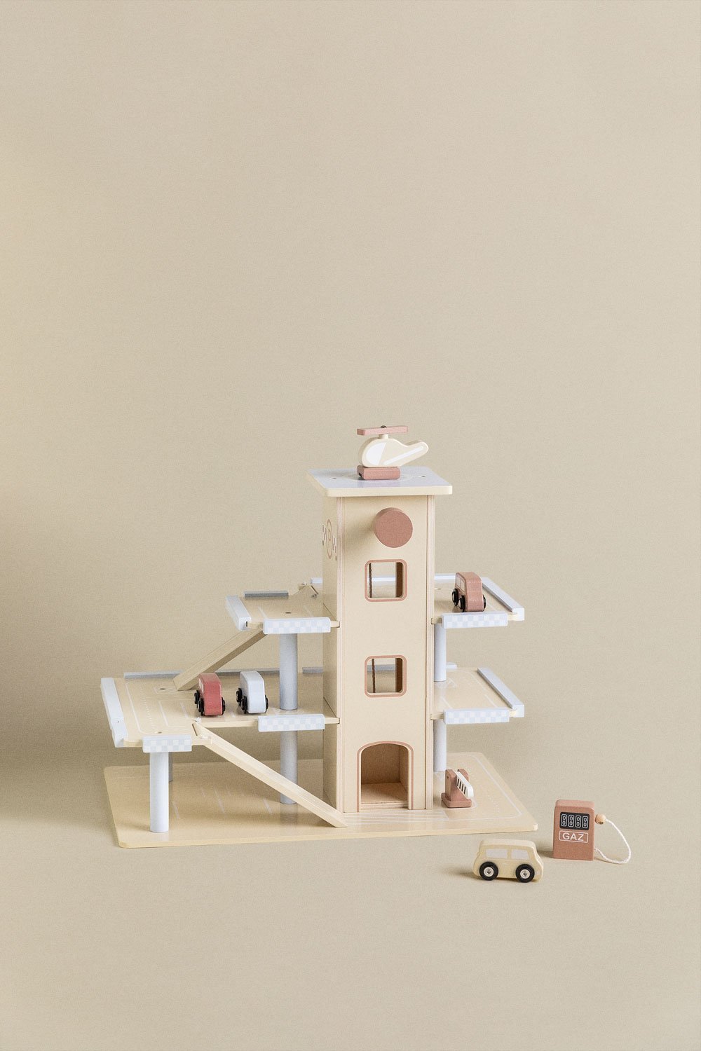 Figurine pour enfant Sklum Batterie de cuisine en bois Create Kids