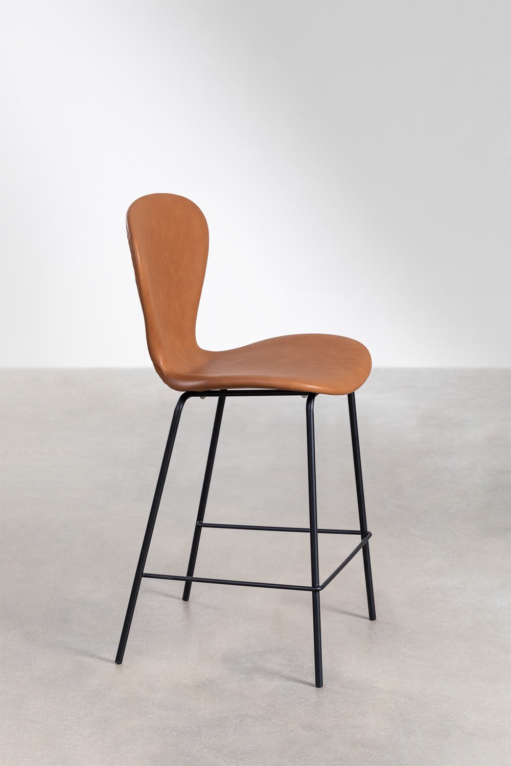 Tabouret haut en similicuir Uit, image de la galerie 2