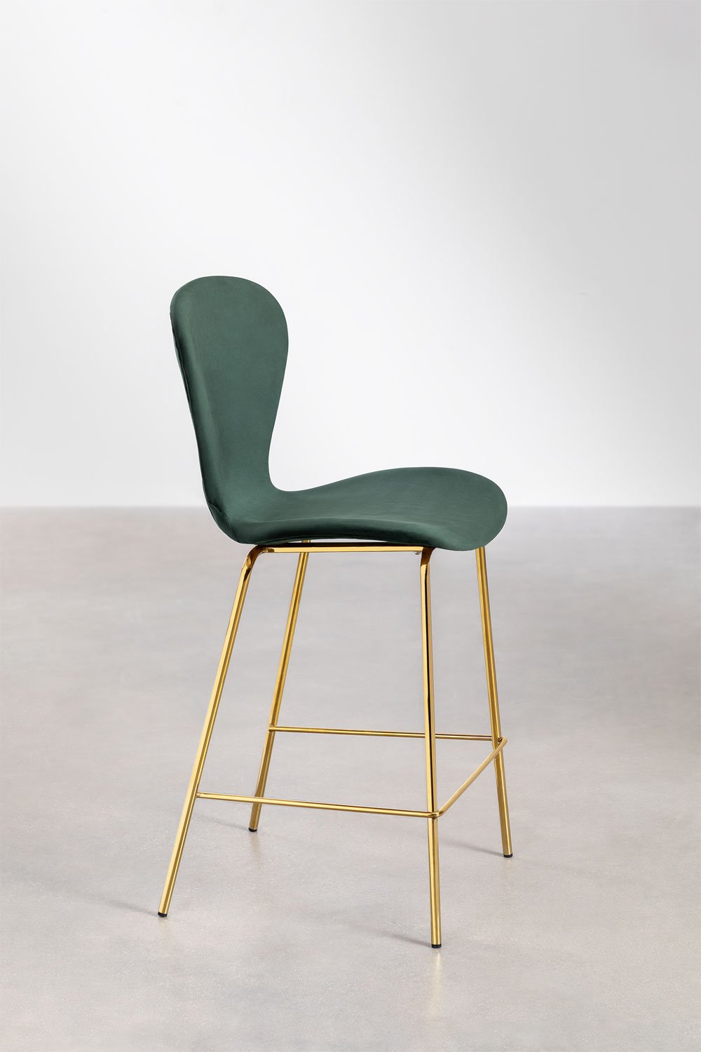 Tabouret haut en velours Uit, image de la galerie 2