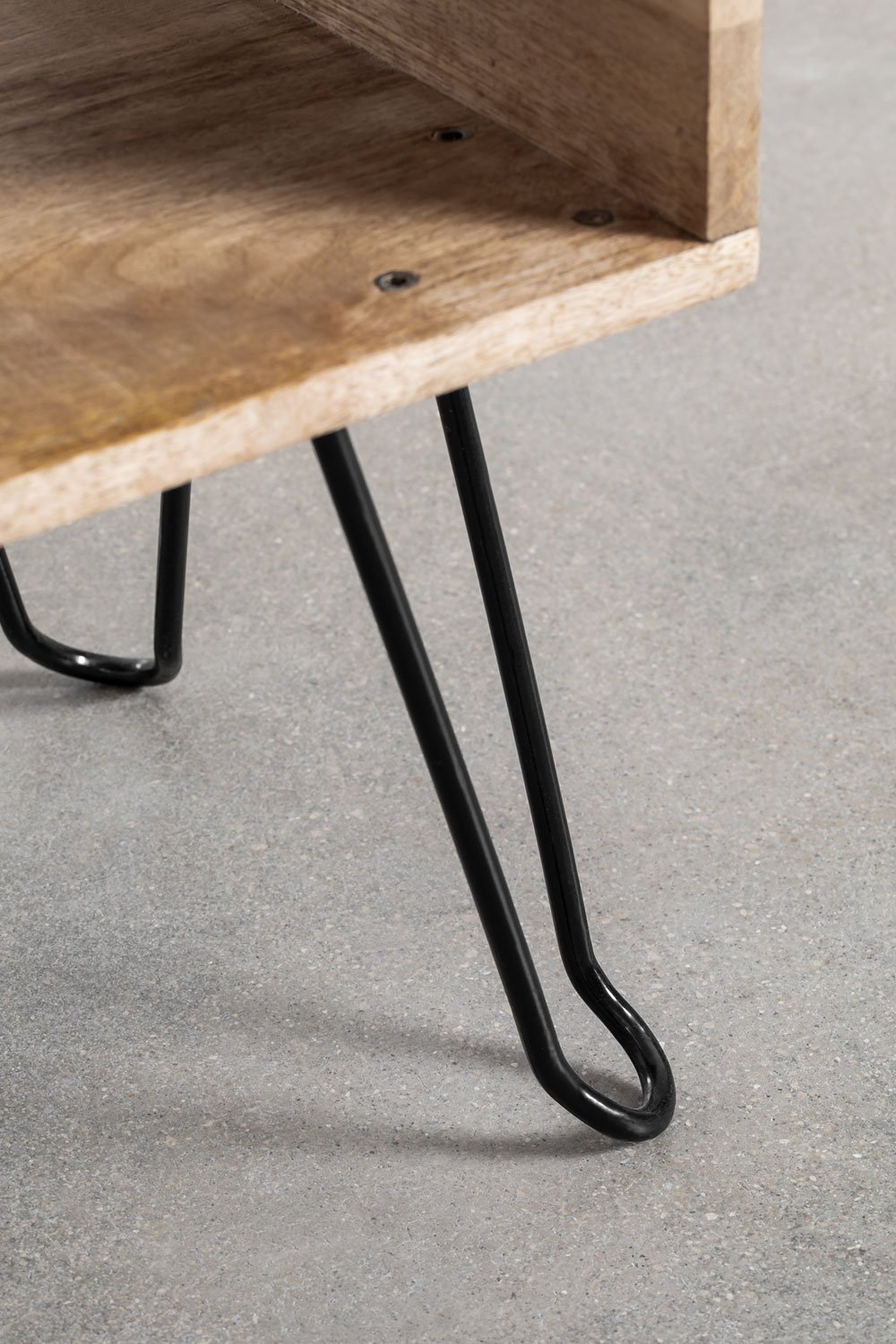 Table de chevet en bois recyclé Tital, image de la galerie 6