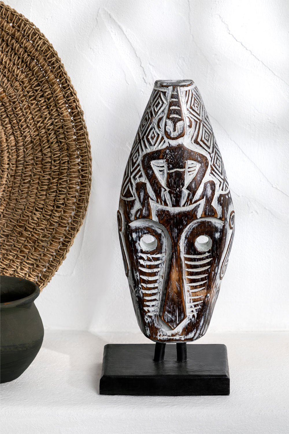 Figurine Décorative en Bois Nuba, image de la galerie 1