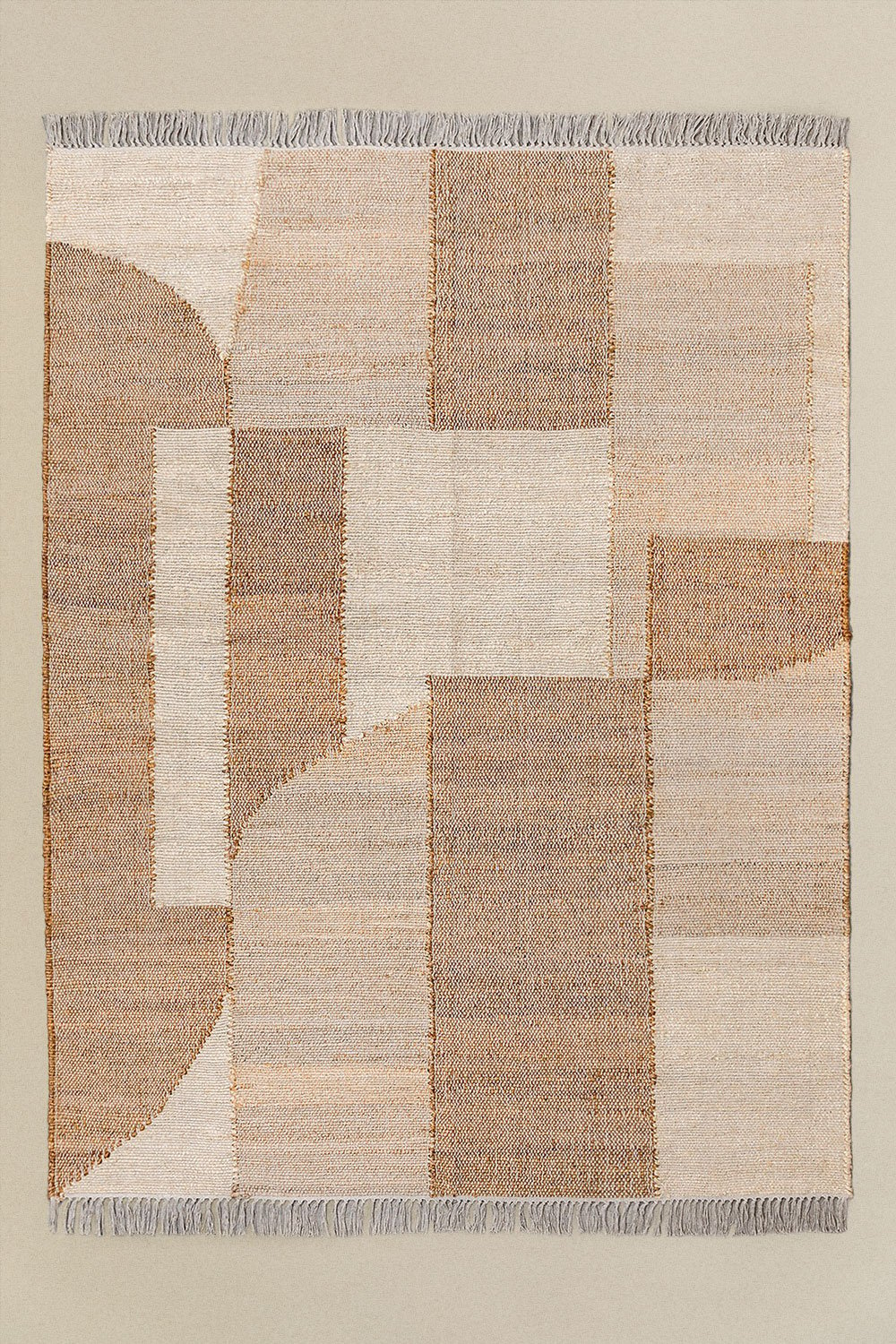 Tapis en jute et coton (237x162 cm) Davina - SKLUM