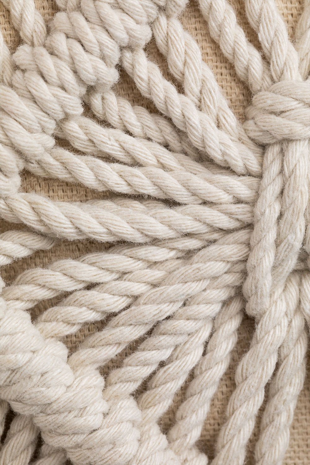 Coussin carré macramé (45x45 cm) Senena, image de la galerie 6