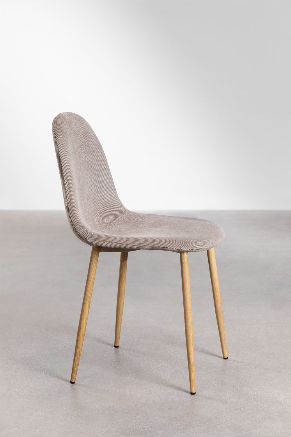 Chaise de salle à manger en velours Glamm, image de la galerie 3