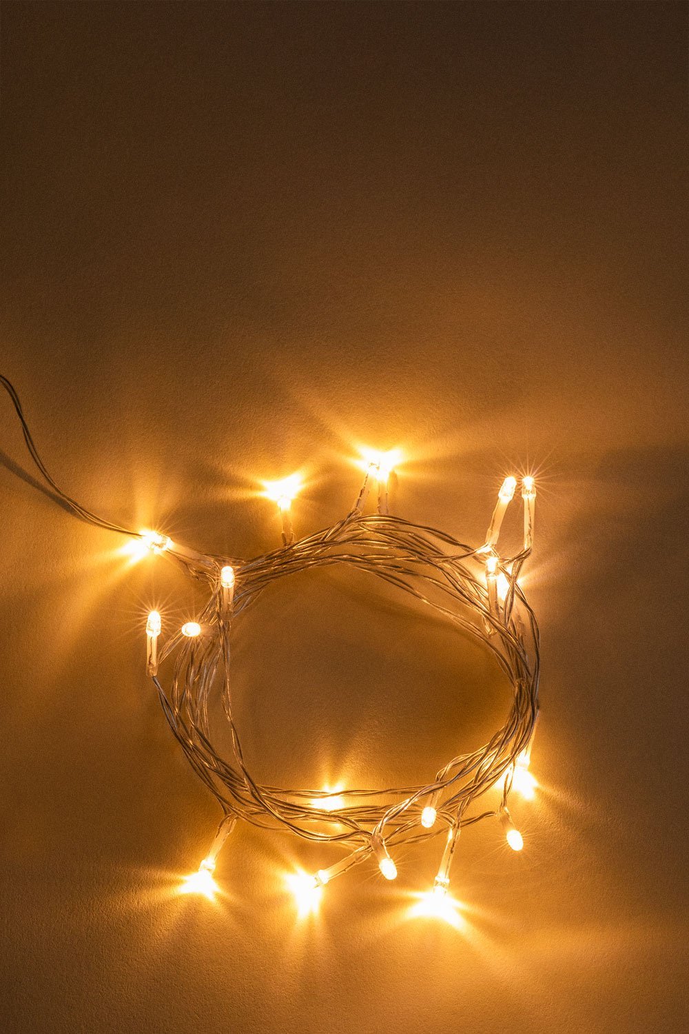 Guirlande lumineuse de Noël à 20 LED, 3 m, fonctionne à piles, 8