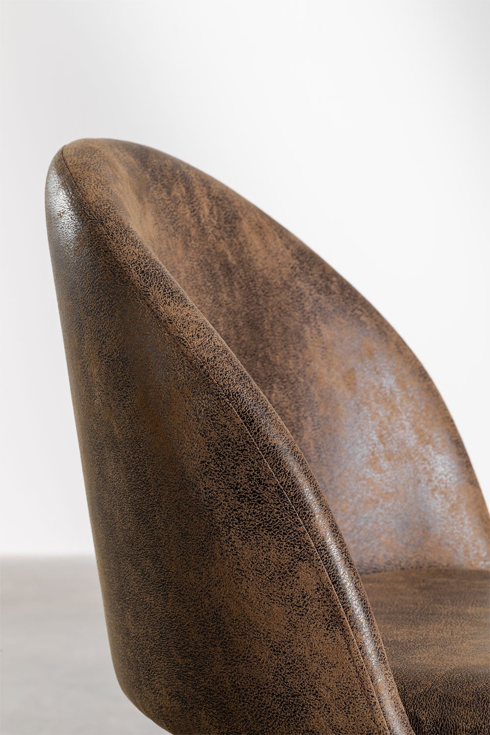 Pack de 2 chaises de salle à manger rembourrées en similicuir Kana, image de la galerie 6