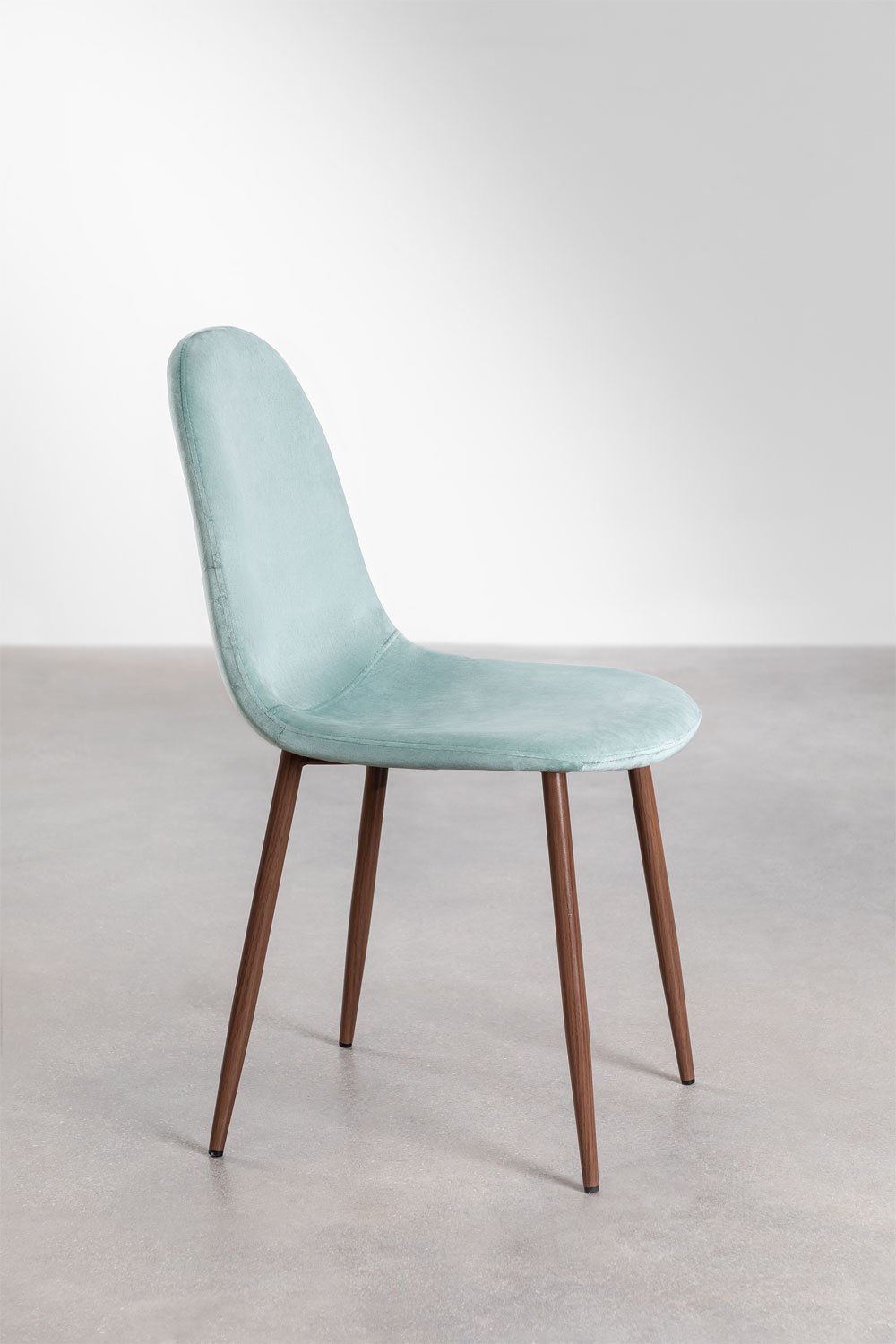 Chaise de salle à manger en velours Glamm, image de la galerie 2